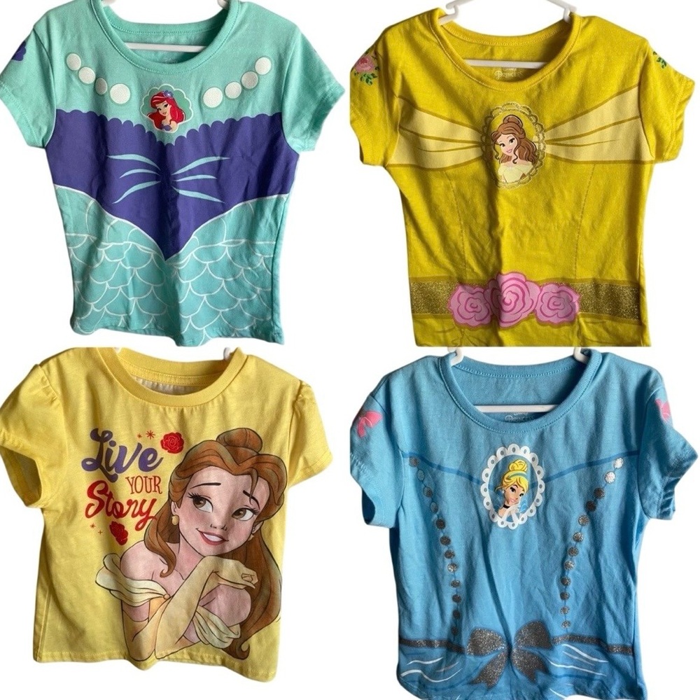 3T Disney Princess Shirt Bundle